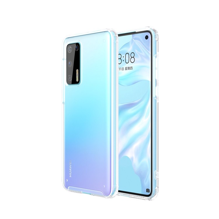 Huawei P40 Pro Transparent Schutzhülle Silikon Tasche Schutz Case
