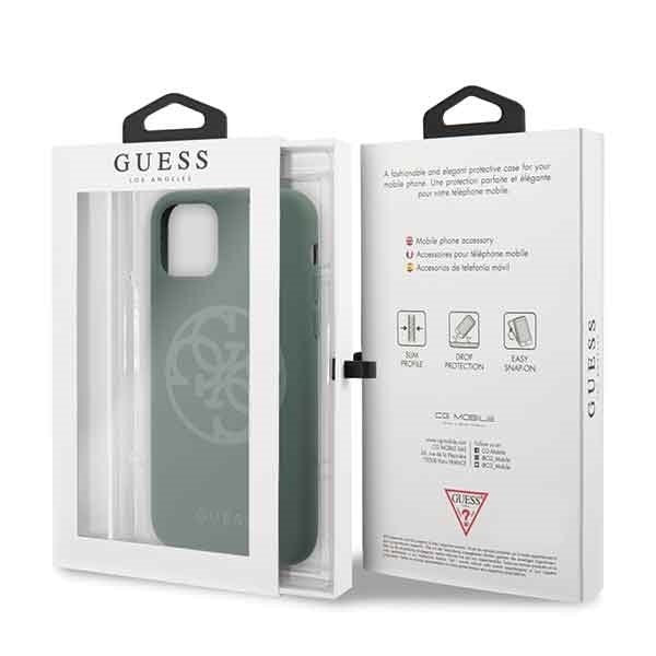 Guess iPhone 11 Khaki hard case Silikon 4G Tone On Tone
