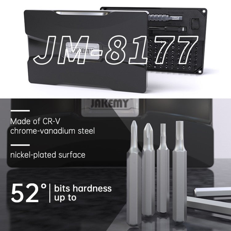 93- teiliges Profi Universal Werkzeug Set Grau JAKEMY JM-8177