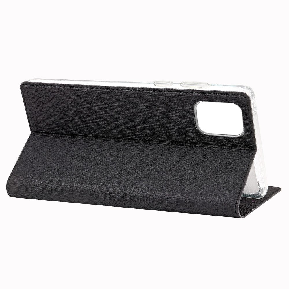 Samsung Galaxy S10 Lite Vili Wallet Book Case Schwarz