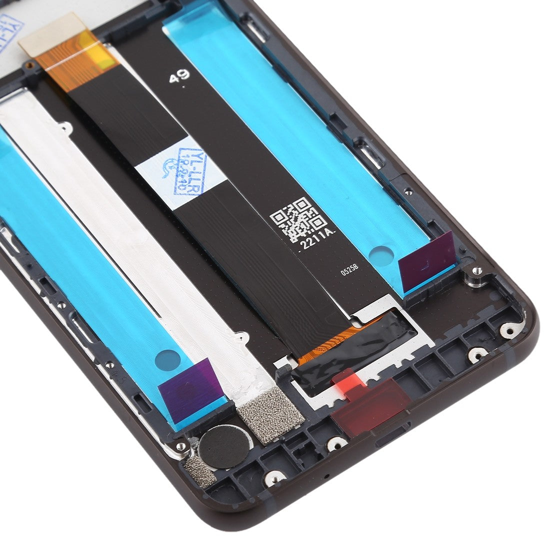 Nokia 2 Ersatzdisplay LCD + Digitizer Front (OEM) - Schwarz