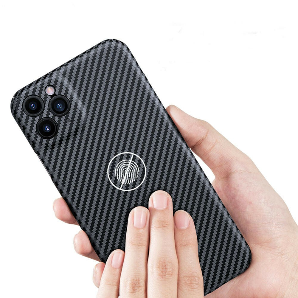 Echt Carbon Faser Volle Schutz Hülle Slim Case Für iPhone 11 Pro