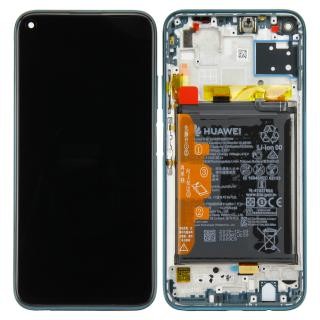 Huawei P40 lite (JNY-L21A) LCD Display Crush Grün