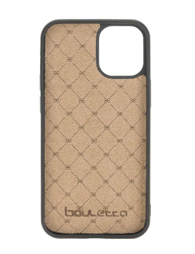 Bouletta Magnetische abnehmbare Handyhülle aus Leder mit RFID-Blocker für iPhone 12 Mini Nude Pink