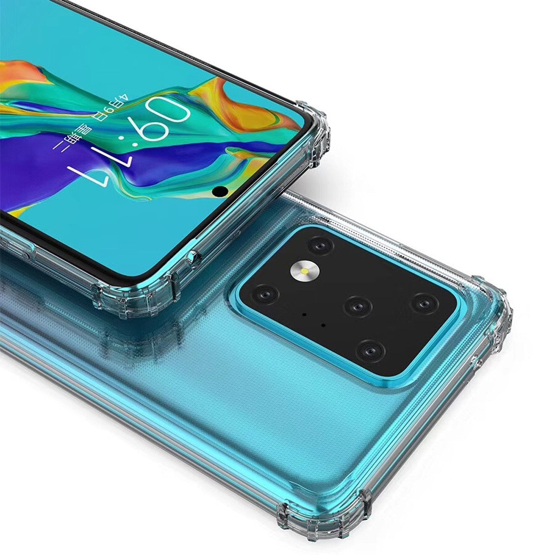 Galaxy S20 Ultra Shockproof Transparent TPU Protective Case