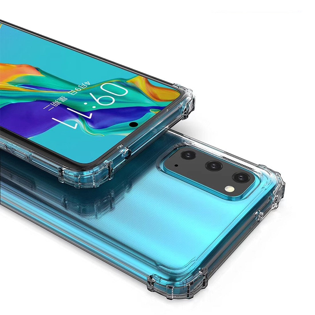 Galaxy S20 Shockproof Transparent TPU Protective Case