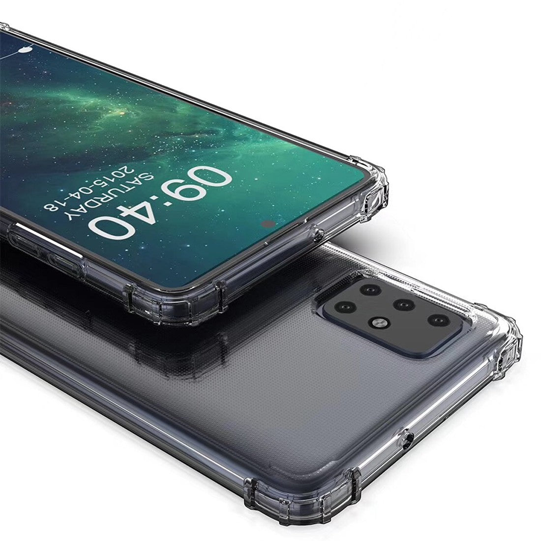 Galaxy A51 Shockproof Transparent TPU Protective Case