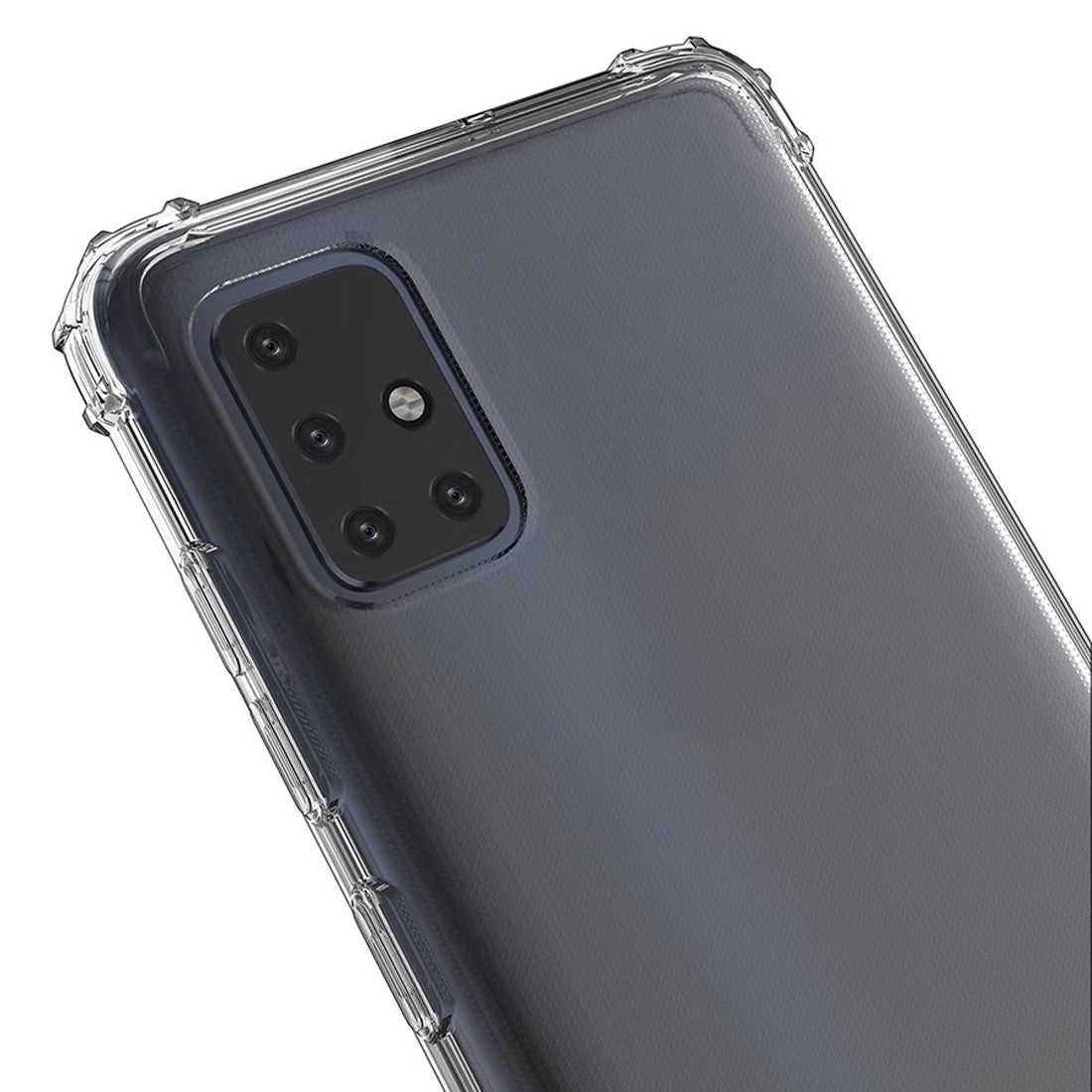Galaxy A51 Shockproof Transparent TPU Protective Case