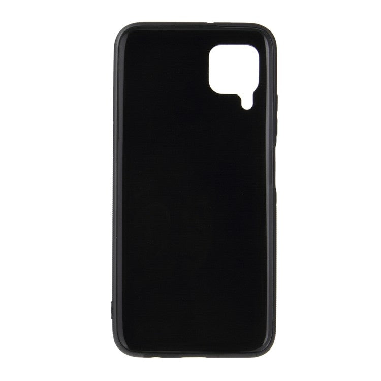 Huawei P40 Lite Carbon Fiber Texture Shockproof TPU Protective Case Schwarz
