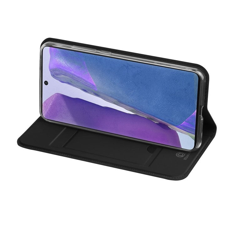 Samsung Galaxy Note 20 Ultra ISKIN Series Slight Frosted PU Hülle + TPU Case Schwarz