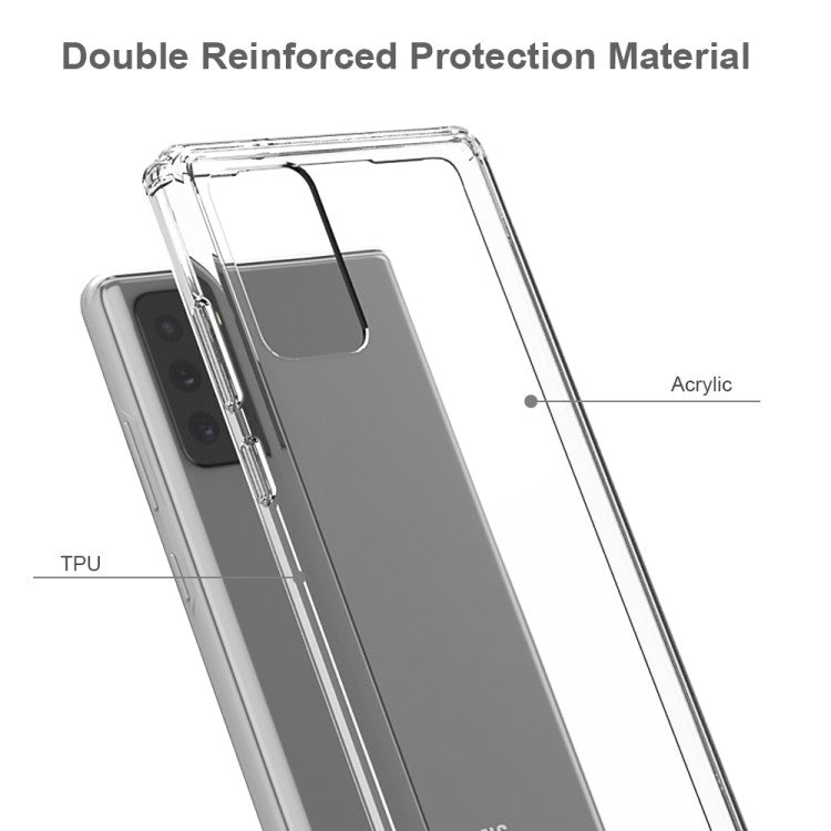 Samsung Galaxy Note 20 Ultra Shockproof Scratchproof TPU + Acrylic Protective Case (Transparent)