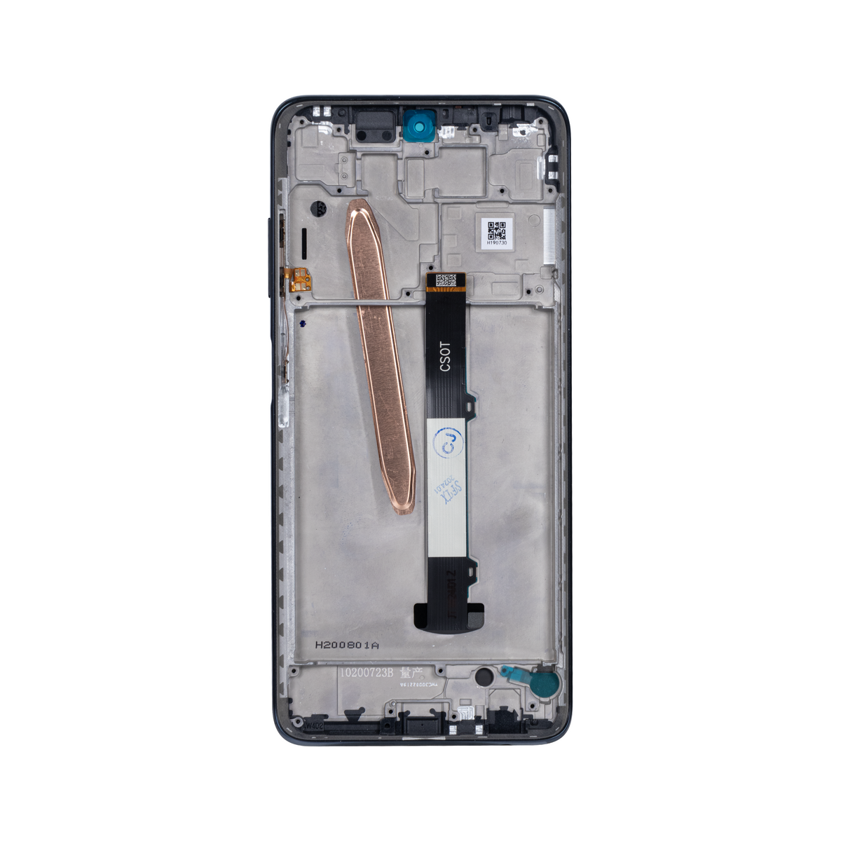 Xiaomi Poco X3 Pro Display und Digitizer mit Rahmen, Phantom Black (OEM)