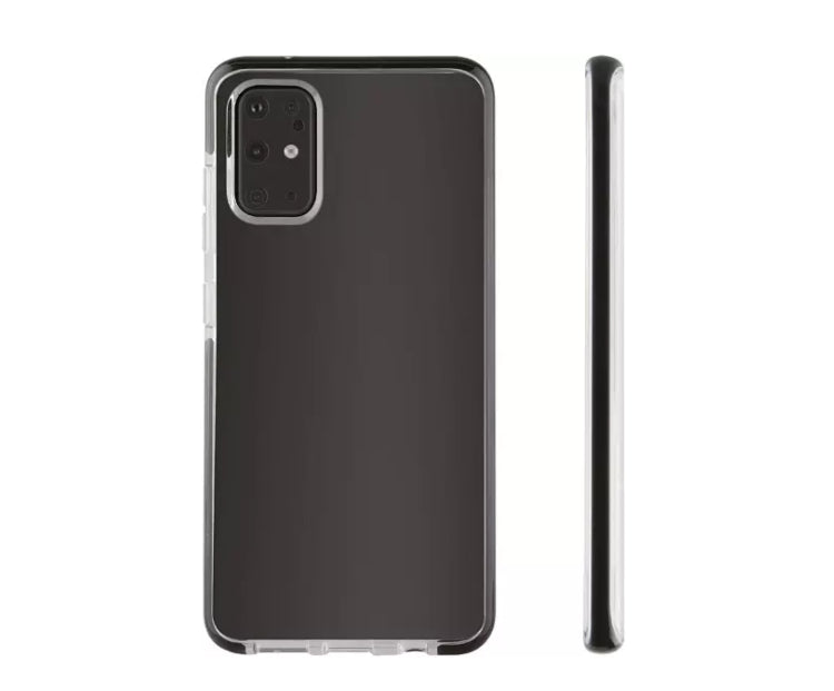 Samsung Galaxy S20 VIVANCO Rock Solid Transparent Handyhülle Case /Schwarz