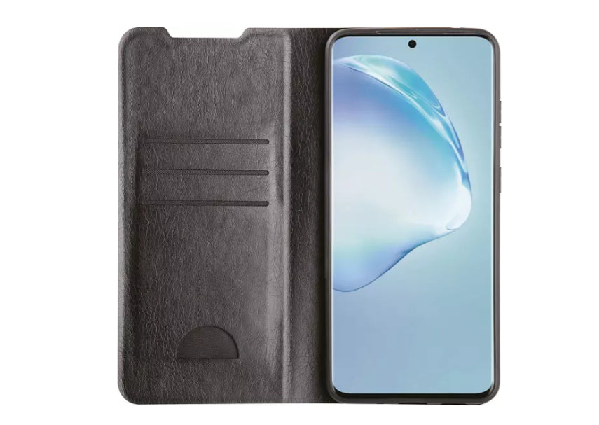 VIVANCO Premium Wallet, Bookcover für Samsung Galaxy S20 Plus, Schwarz