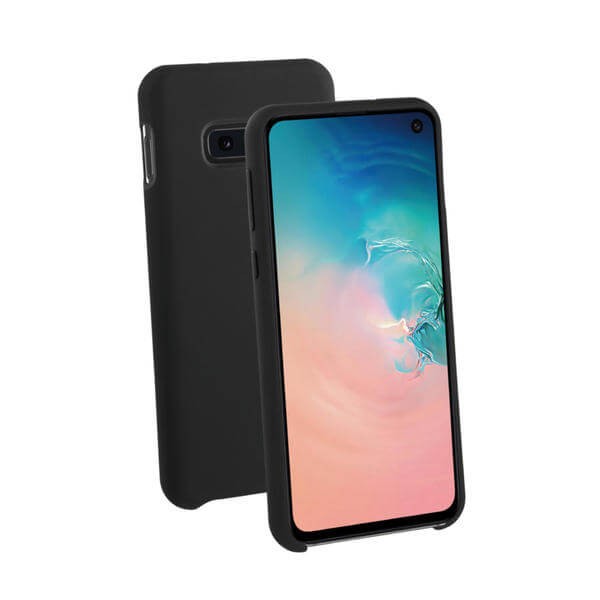 Vivanco Gracious Silikon Backcover für Samsung Galaxy S10e, schwarz