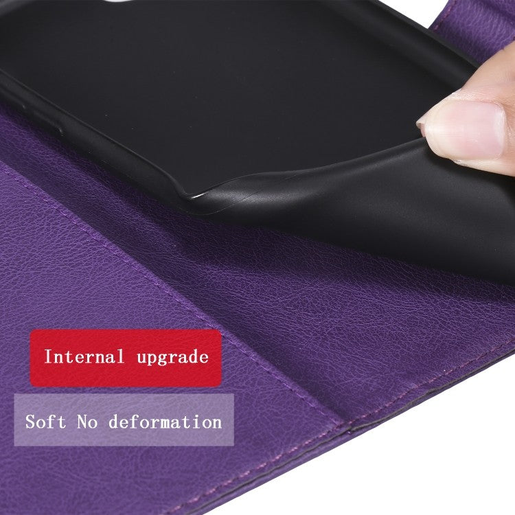 Samsung Galaxy A21s Handyhülle aus Leder mit Halter Kartenfächern Brieftasche (Schwarz)