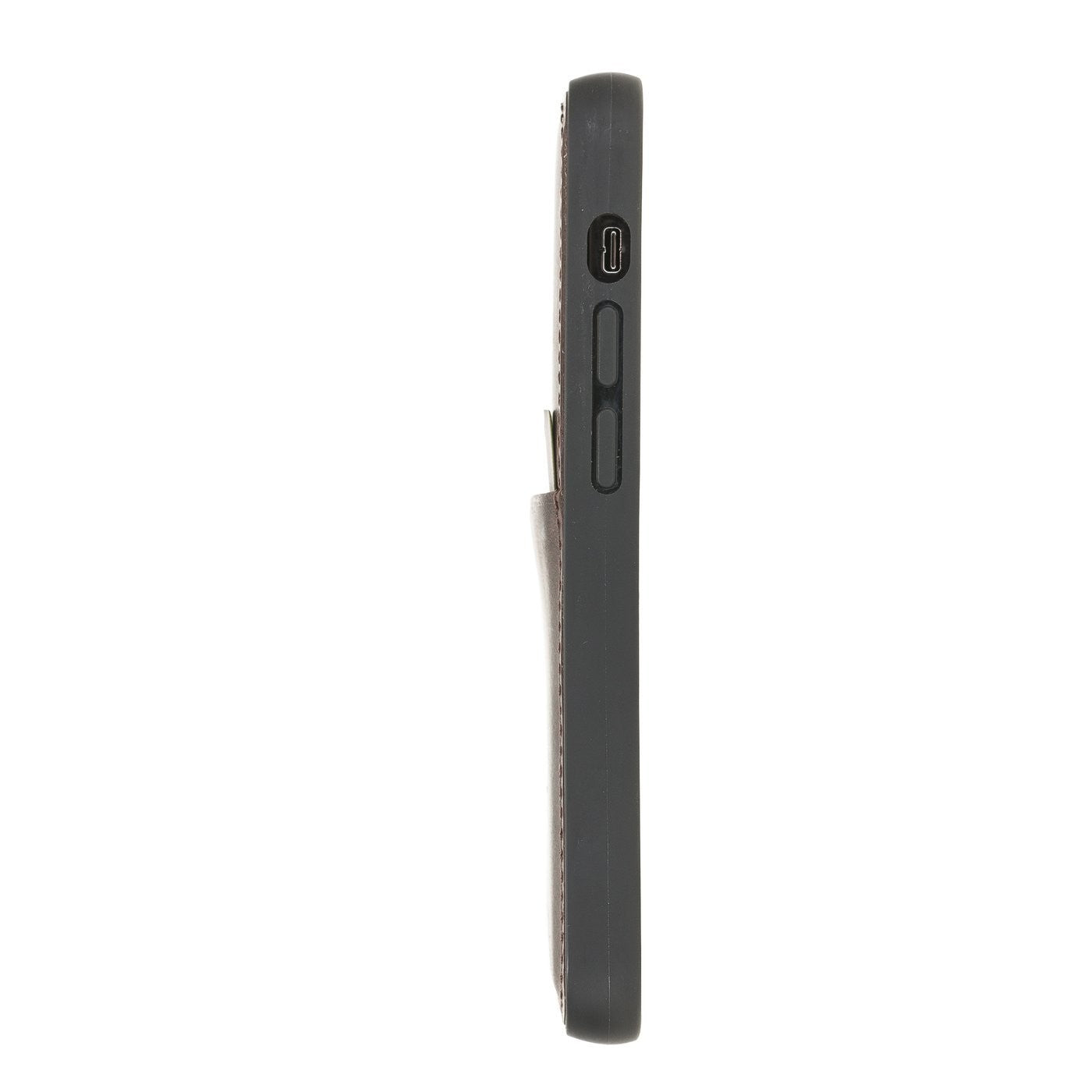 Bouletta Flex Cover Back Leder Case für iPhone 12 mini Tiana Tan with Effect