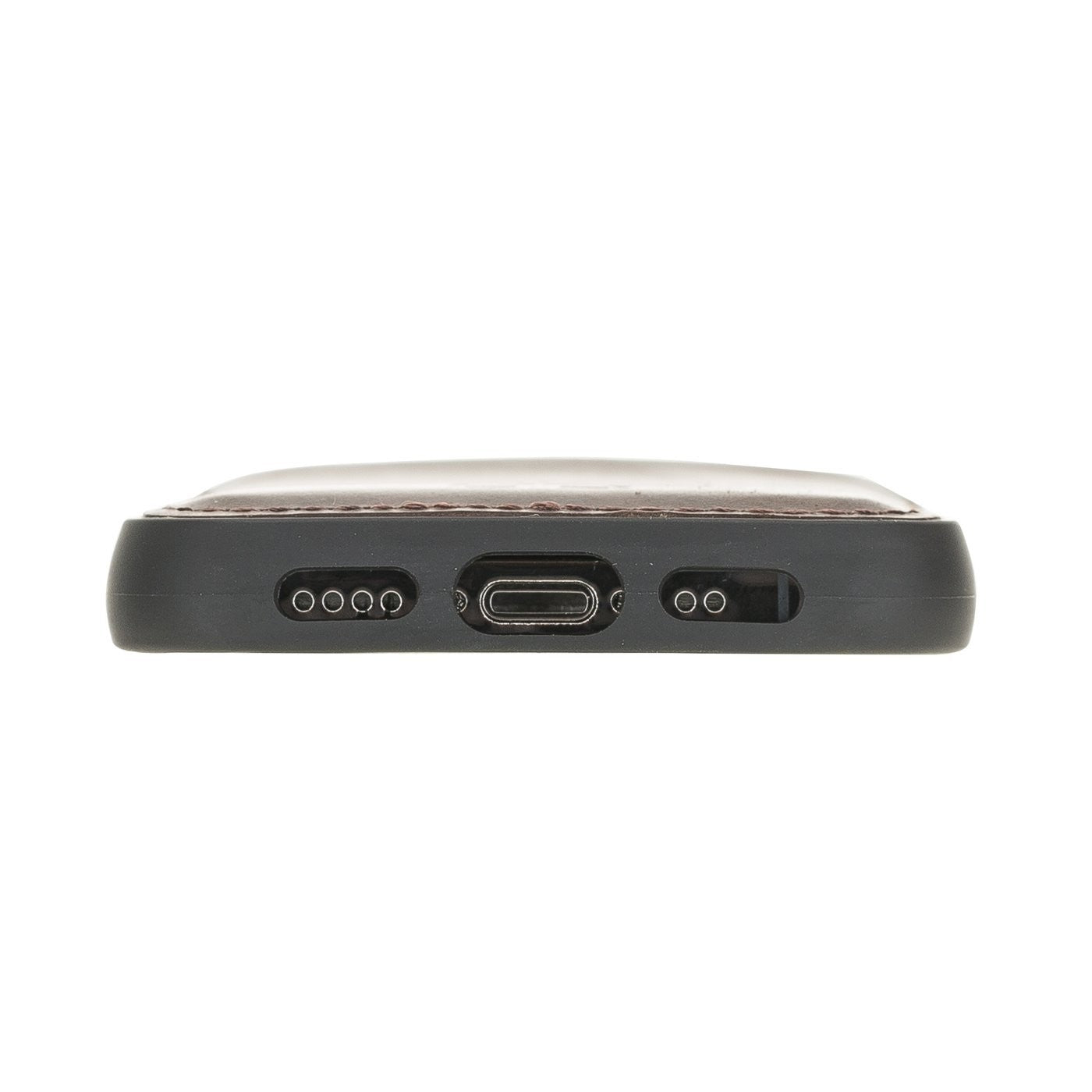 Bouletta Flex Cover Back Leder Case für iPhone 12 mini Tiana Tan with Effect