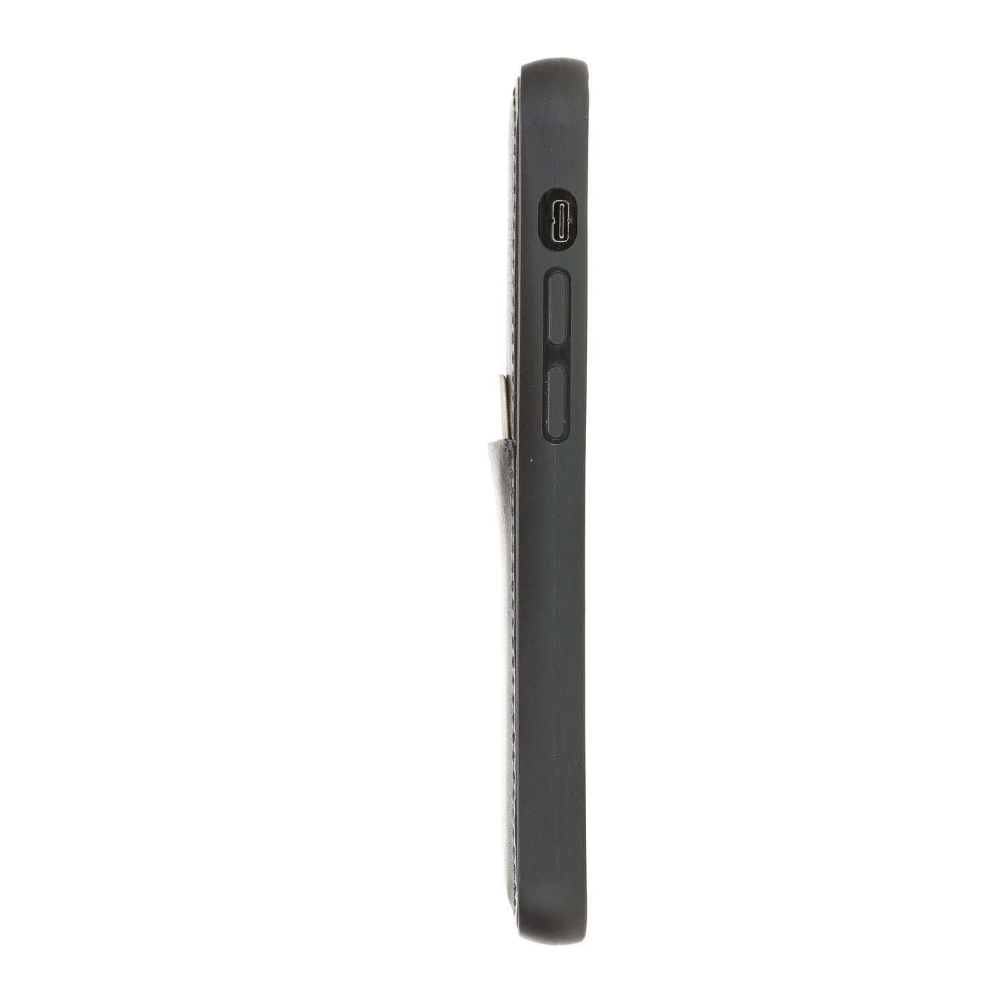 Bouletta Flex Cover Back Leder Case für iPhone 12 mini Tiana Tan with Effect