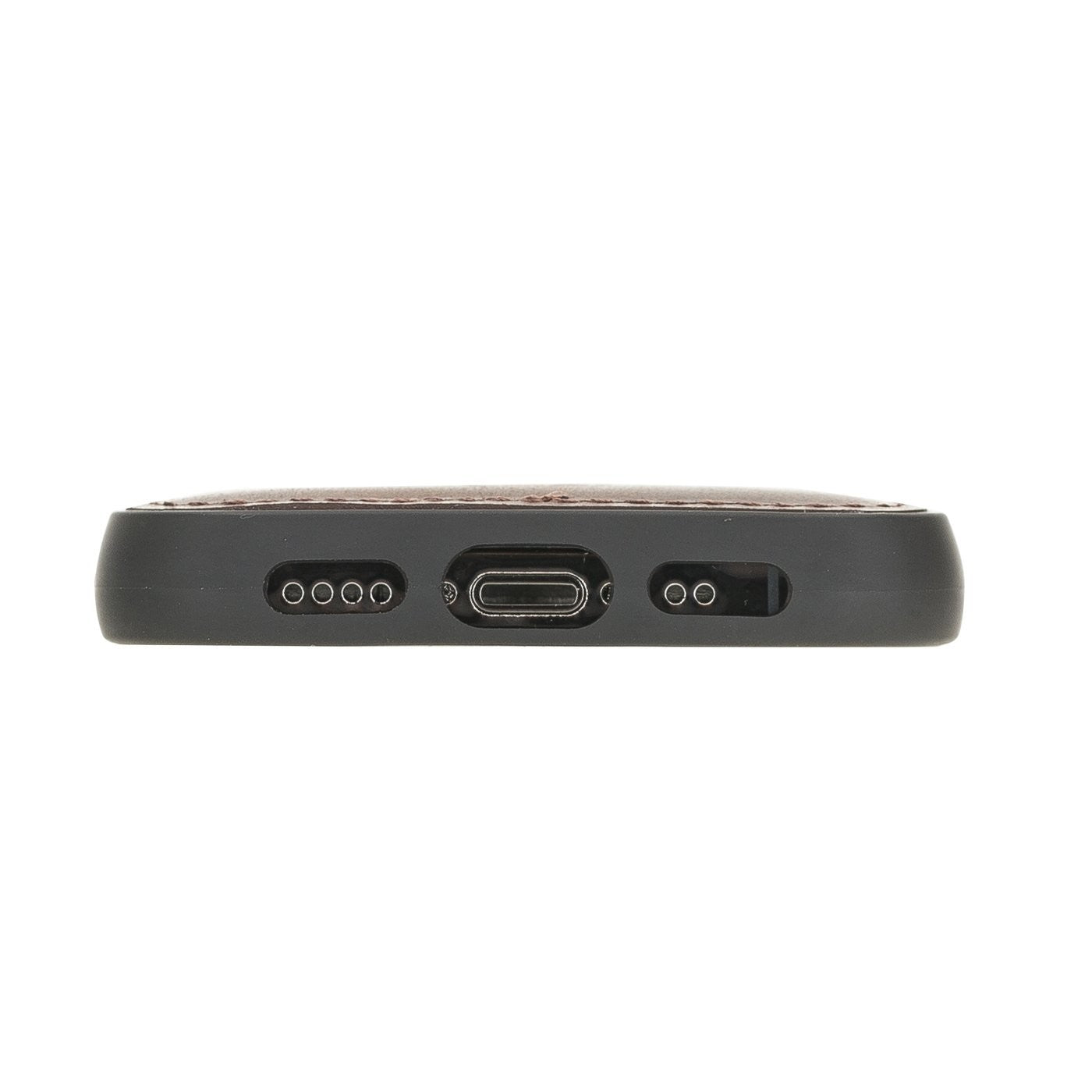 Bouletta Flex Cover Back Leder Case für iPhone 12 mini Tiguan Brown