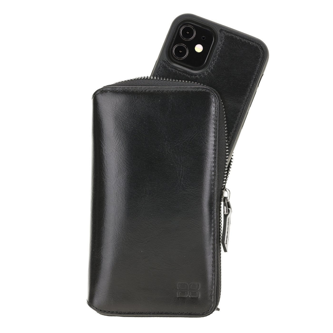Bouletta Pouch Magnetische abnehmbare Case mit RFID für iPhone 12 mini Rustic Black