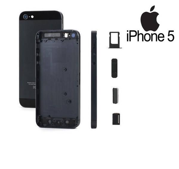 iPhone 5 Alu Backcover Rückseite Schwarz (ohne vorm)