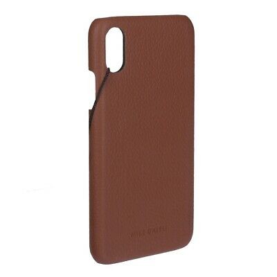 Mike Galeli - iPhone Xs / X Echtleder Hülle Back Case (LENNYIPX-M04) - Braun