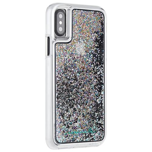 Case Mate - iPhone Xs / X Hardcase Hülle Naked Tough Waterfall - Transparent / Silber