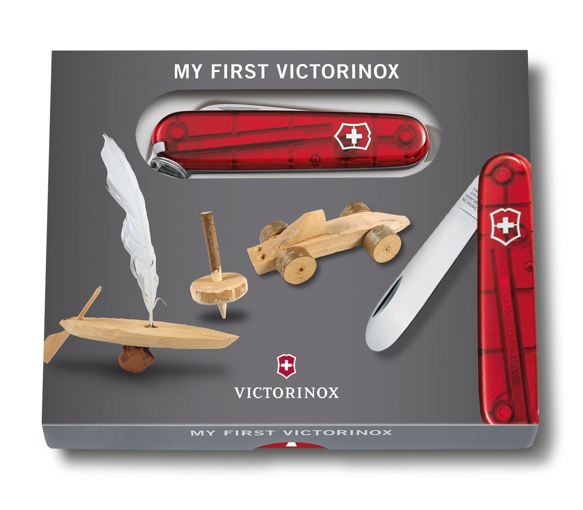 My First Victorinox Sets für Kinder, Tier-Edition mit Gratis Gravur