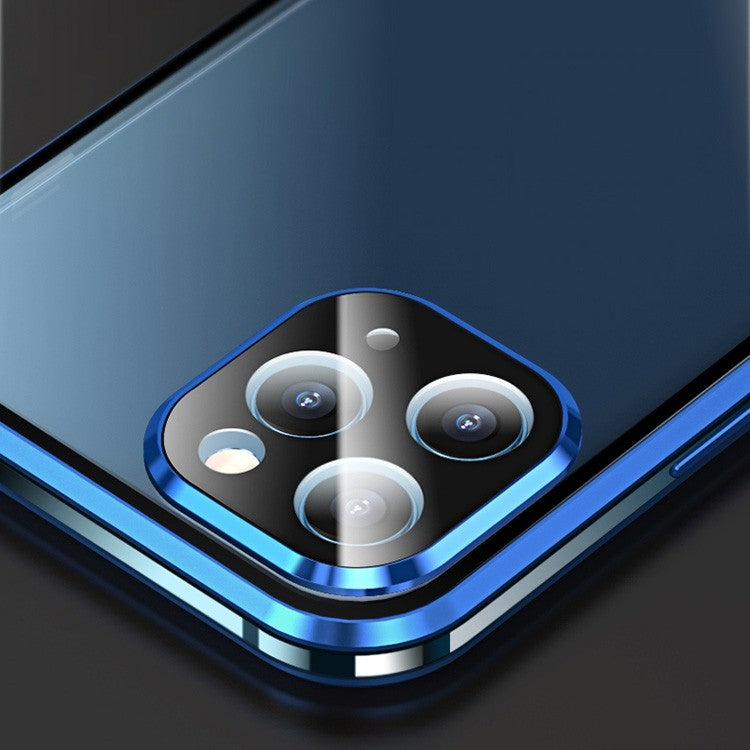 360 Grad Magnet Case Für iPhone 12 Pro Hülle mit Kameraschutz Schwarz
