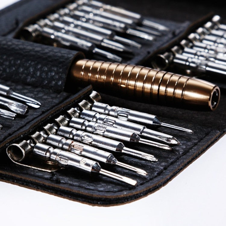 Magnetic Tragbare Brieftasche Schraubendreher Set 27 in1 Werkzeug Reparatur Schraubenzieher