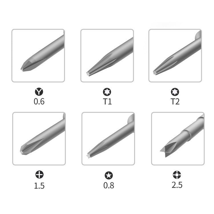 BEST BST-895 6 in 1 Profi Werkzeug-Set Schraubendreher Tools für iPhone Handy Reparatur