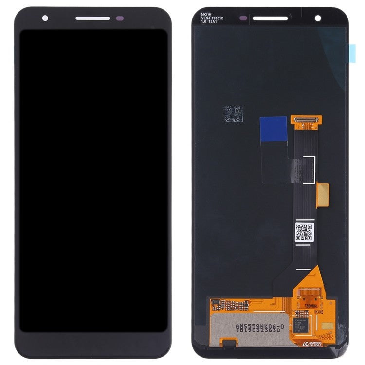Google Pixel 3a LCD Display Bildschrim in Schwarz
