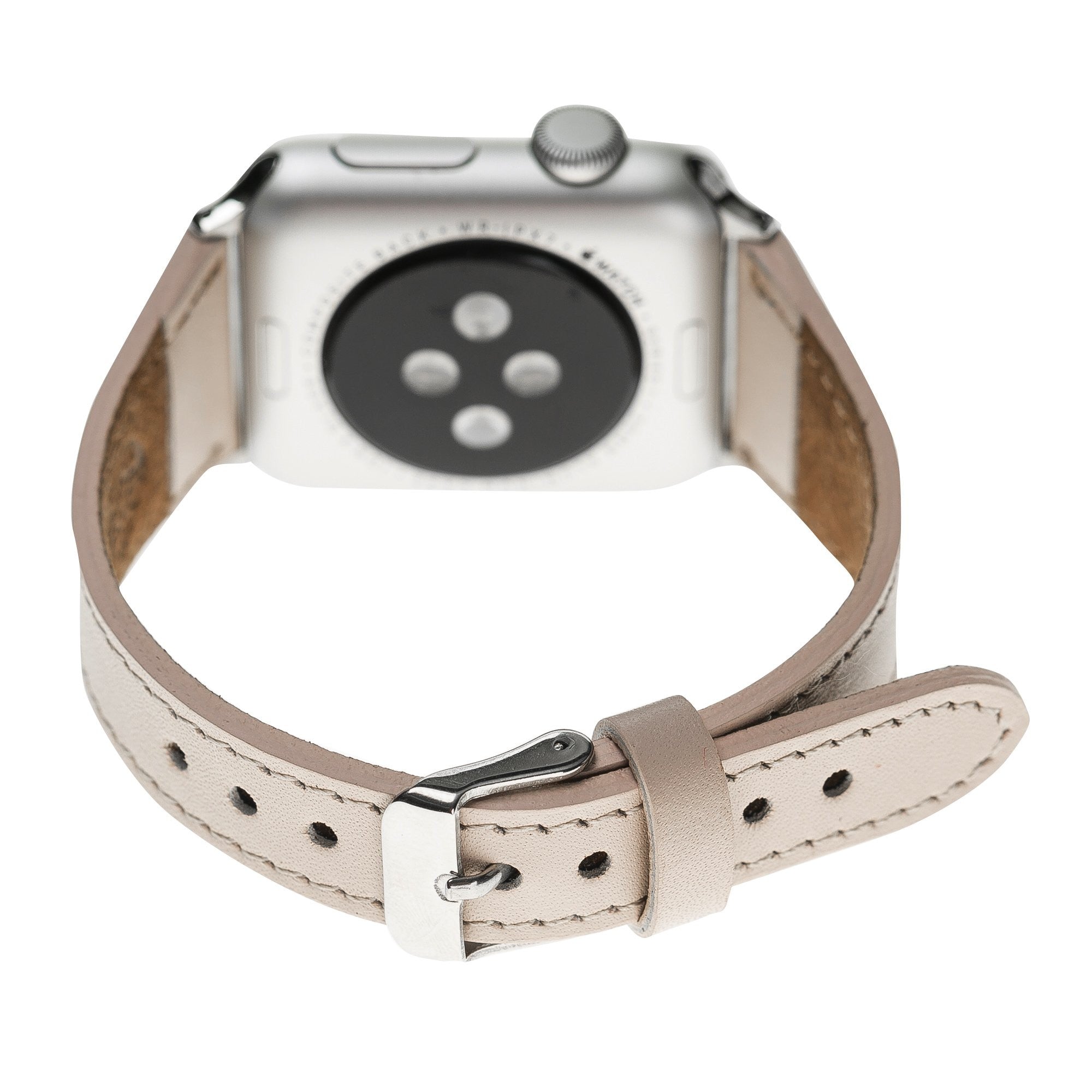 Bouletta Slim Leder Watch Strap für Apple Watch 42mm/44mm - Nude Pink