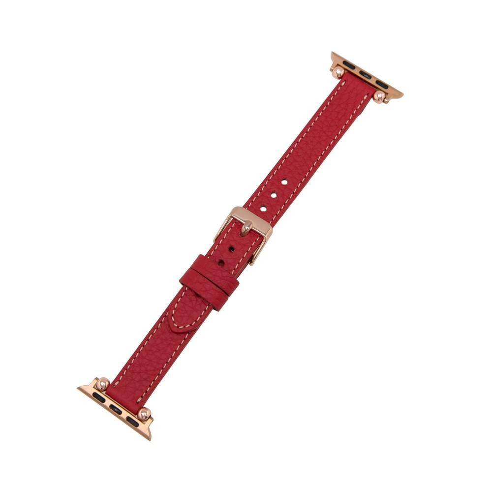 Bouletta Leder Ferro Uhrenarmband für Apple Watch 42mm / 44mm - Floater Rot