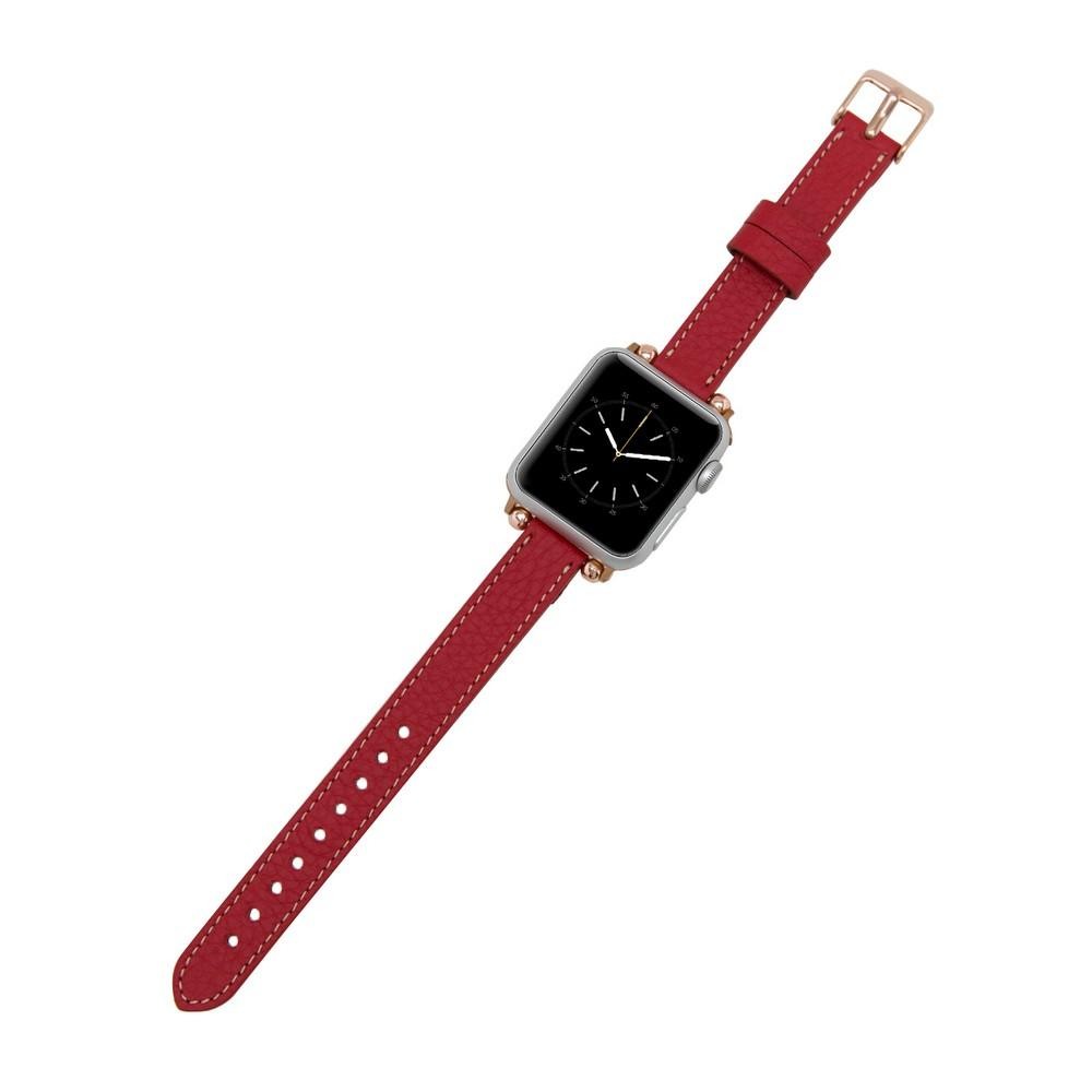 Bouletta Leder Ferro Uhrenarmband für Apple Watch 42mm / 44mm - Floater Rot