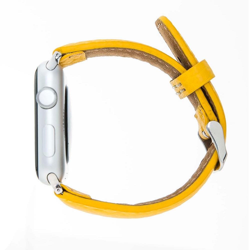 Bouletta Lederarmband für Applewatch 42mm / 44 mm - Gelb