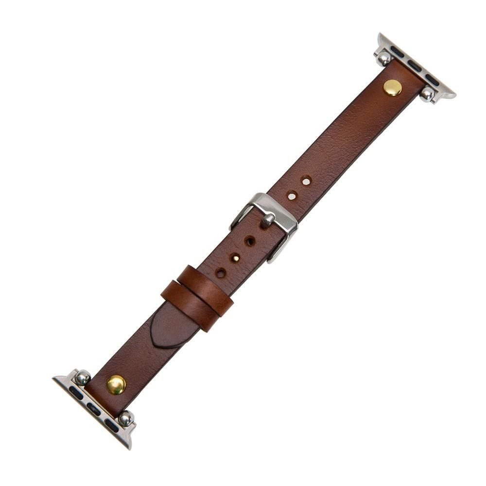 Bouletta Leder Trokya Uhrenband für Apple Watch 42mm / 44mm - Rustikale Bräune mit Effekt