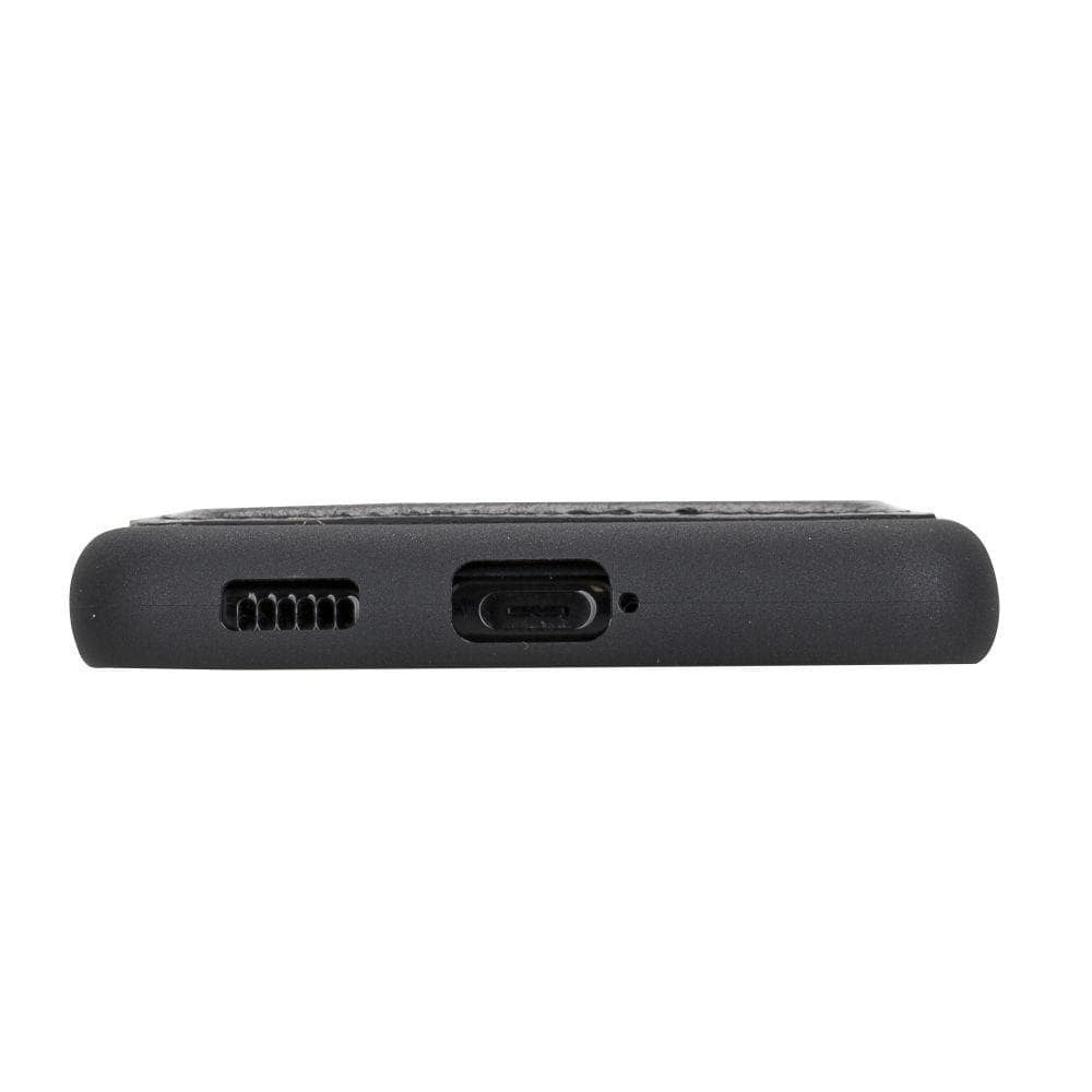 BOULETTA FLEX COVER BACK LEDER CASE MIT KARTENFACH FÜR SAMSUNG GALAXY S21 ULTRA - Grey