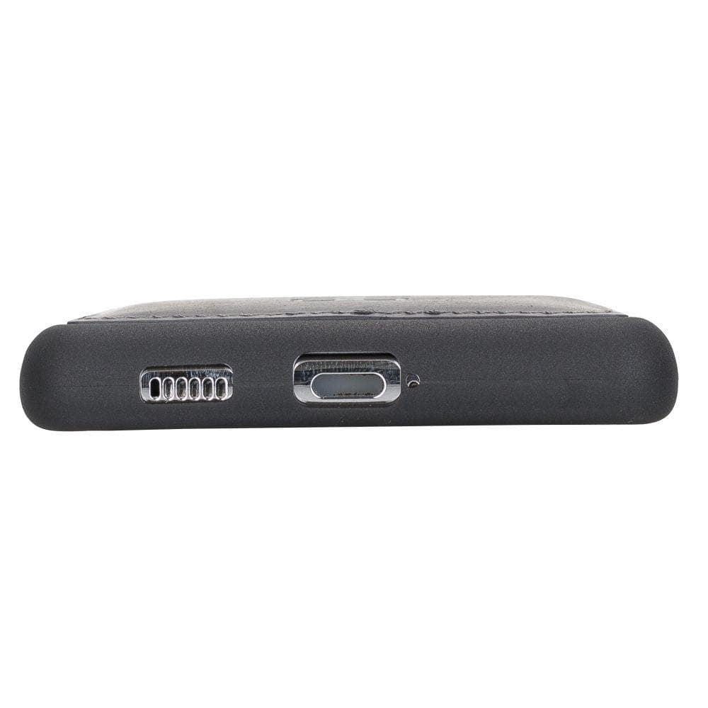 BOULETTA FLEX COVER BACK LEDER CASE MIT KARTENFACH FÜR SAMSUNG GALAXY S21 ULTRA - Black