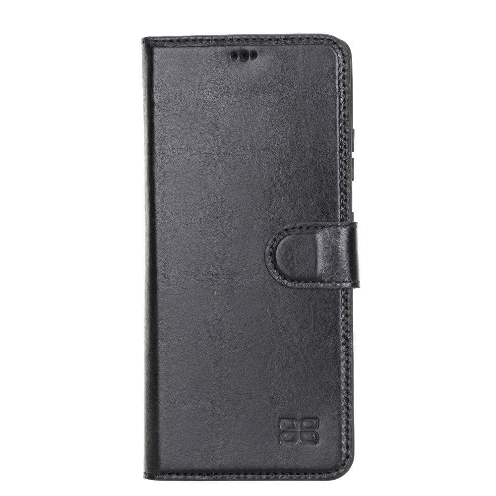 BOULETTA MAGNETISCHE ABNEHMBARE HANDYHÜLLE AUS LEDER MIT RFID-BLOCKER FÜR SAMSUNG GALAXY S21 ULTRA | Detachable Wallet - Black