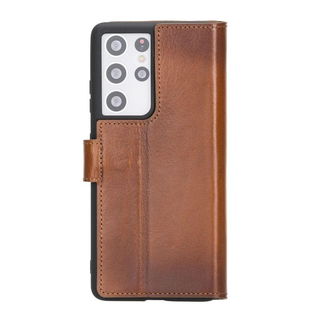 BOULETTA WALLET FOLIO CASE ID SLOT MIT RFID SAMSUNG GALAXY S21 ULTRA - Tan