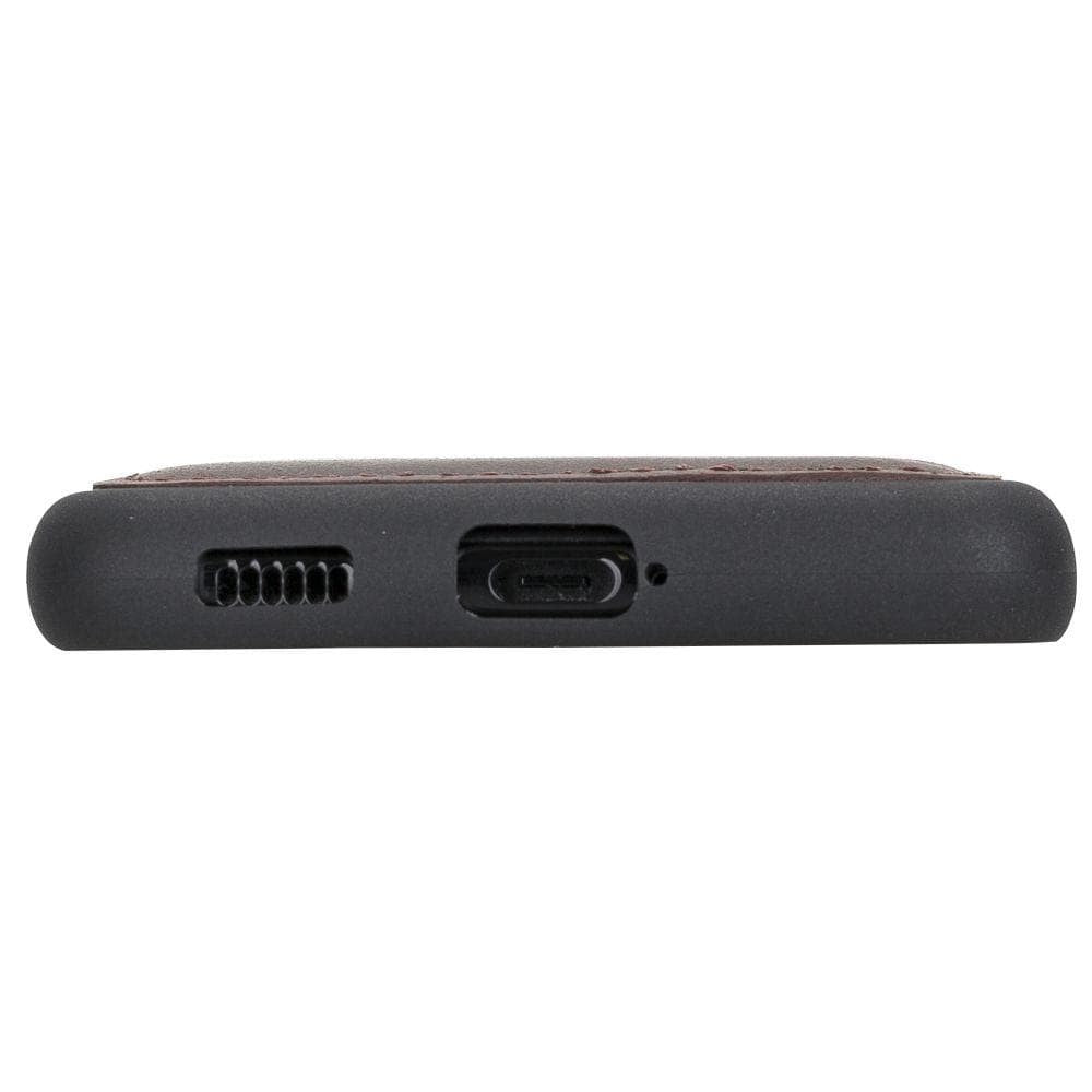 BOULETTA FLEX COVER BACK LEDER CASE FÜR SAMSUNG GALAXY S21- Dark Brown