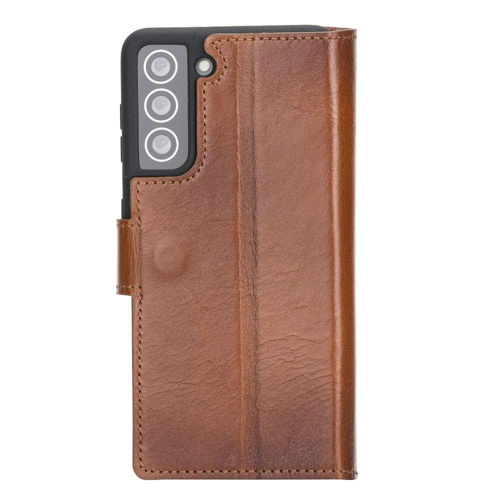 BOULETTA WALLET FOLIO CASE ID SLOT MIT RFID SAMSUNG GALAXY S21 - Tan