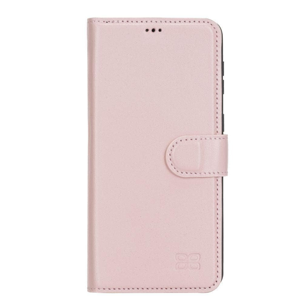 BOULETTA MAGNETISCHE ABNEHMBARE HANDYHÜLLE AUS LEDER MIT RFID-BLOCKER FÜR SAMSUNG GALAXY S21 | Detachable Wallet - Pink