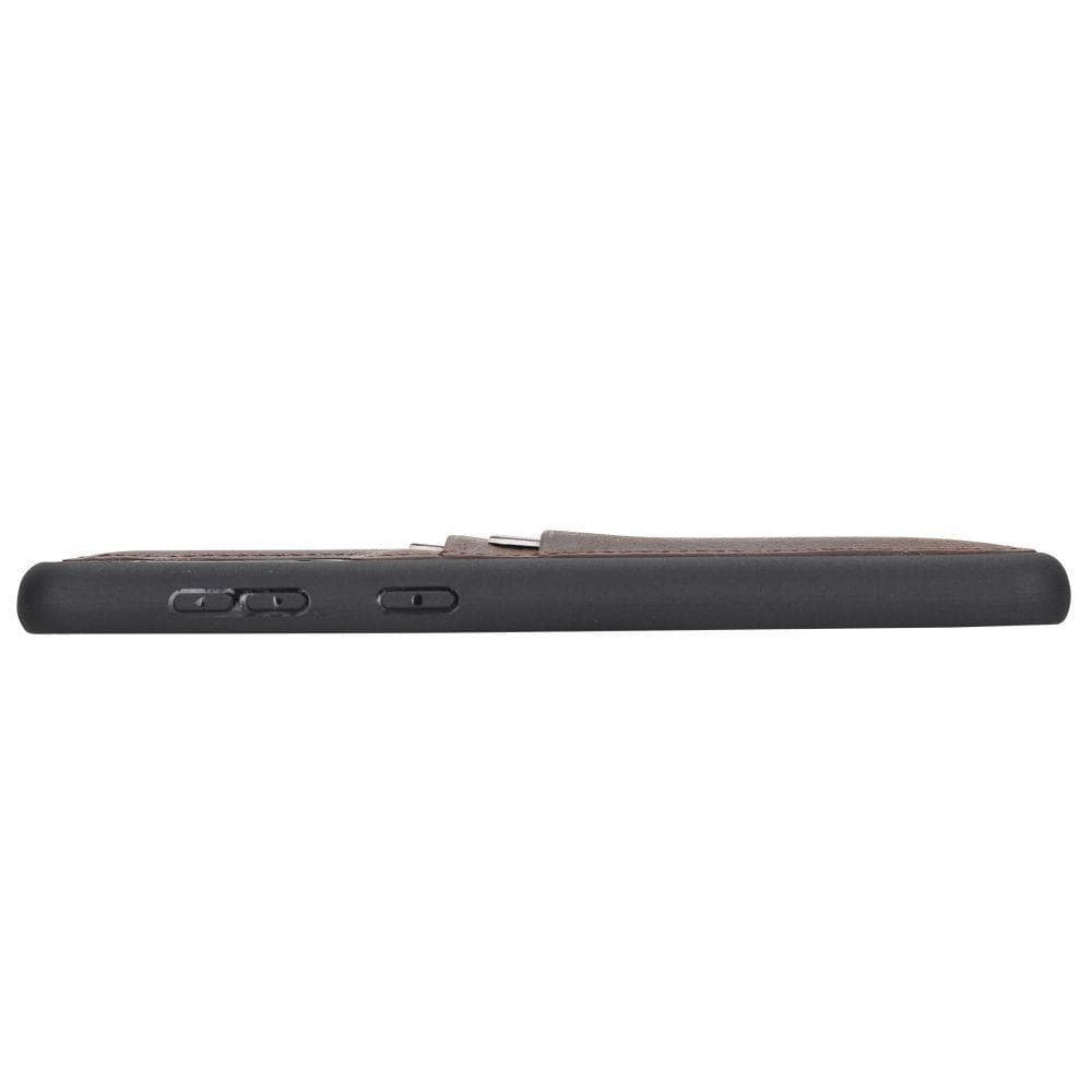 BOULETTA FLEX COVER BACK LEDER CASE MIT KARTENFACH FÜR SAMSUNG GALAXY S21 PLUS - Dark Brown