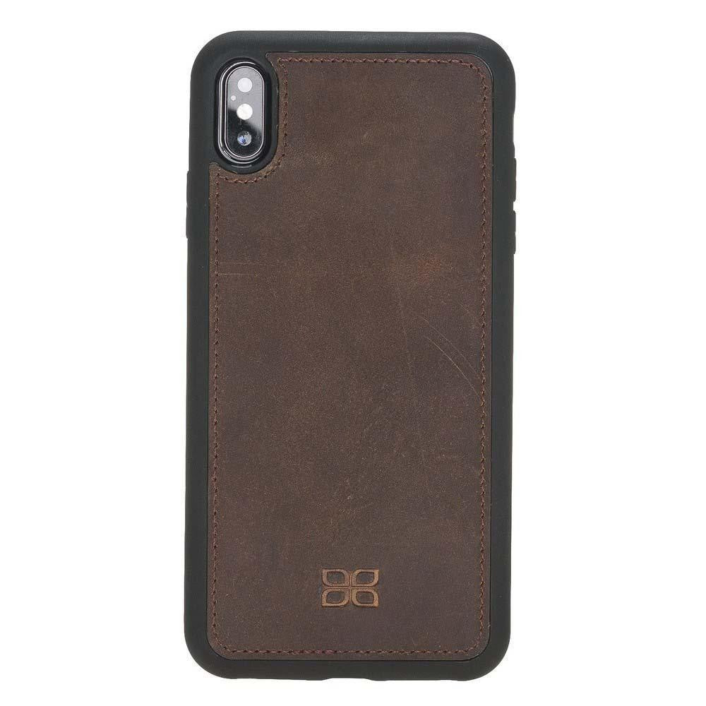 BOULETTA MAGNETISCHE ABNEHMBARE HANDYHÜLLE AUS LEDER FÜR IPHONE XS MAX - ANTIC BROWN