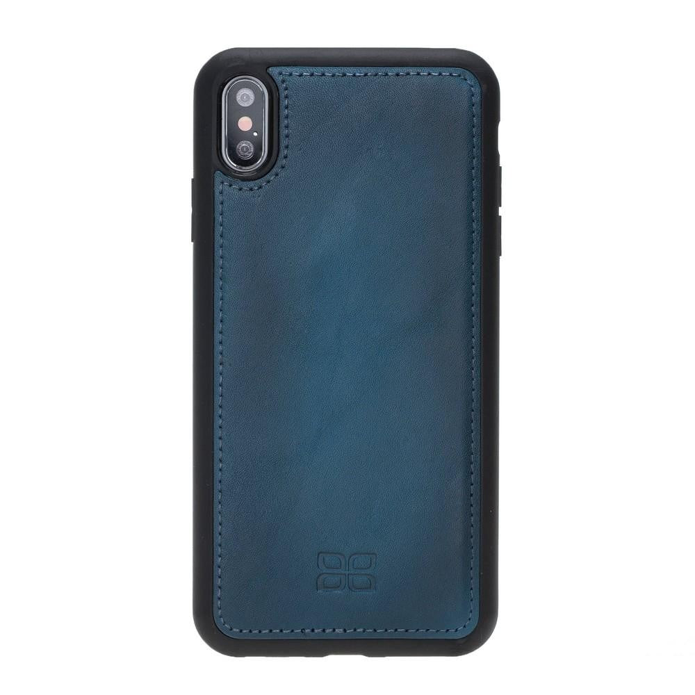 BOULETTA MAGNETISCHE ABNEHMBARE HANDYHÜLLE AUS LEDER MIT RFID-BLOCKER FÜR IPHONE XS MAX - Burnished Navy Blue