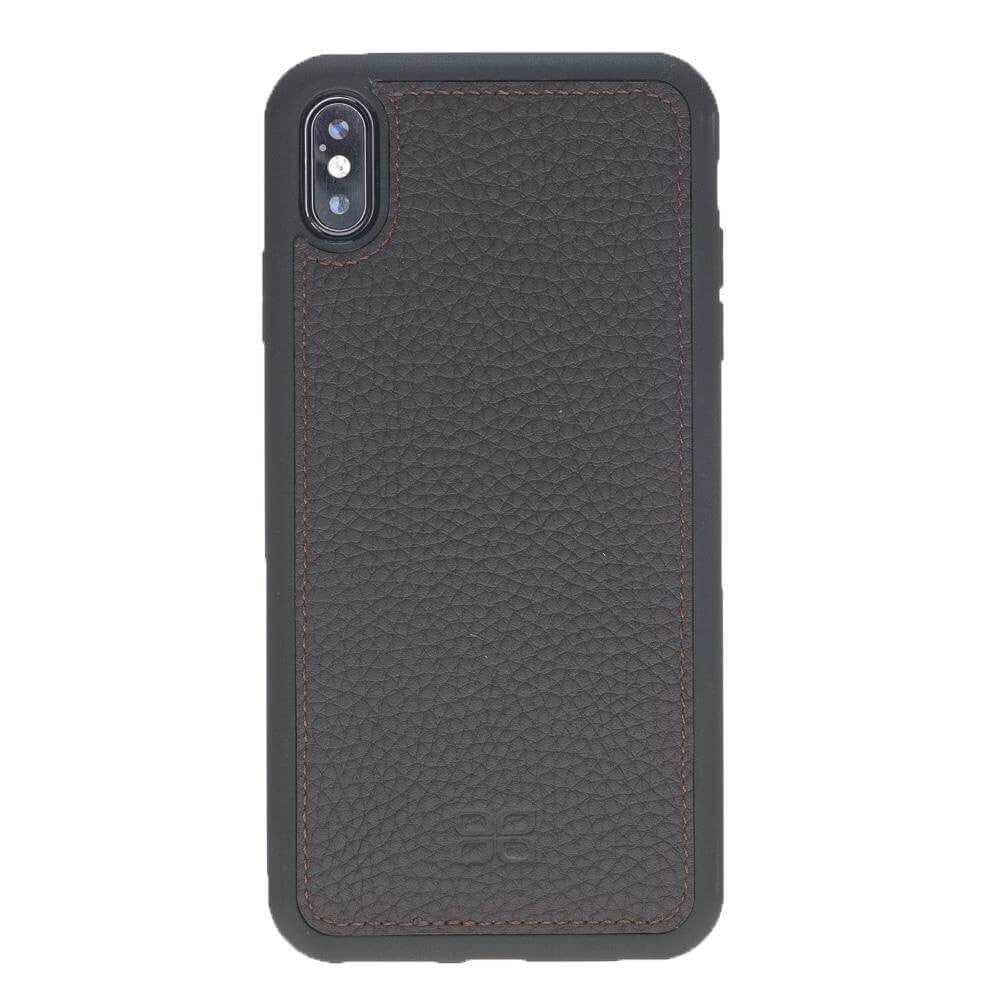 BOULETTA MAGNETISCHE ABNEHMBARE HANDYHÜLLE AUS LEDER MIT RFID-BLOCKER FÜR IPHONE XS MAX -Floater Dark Brown