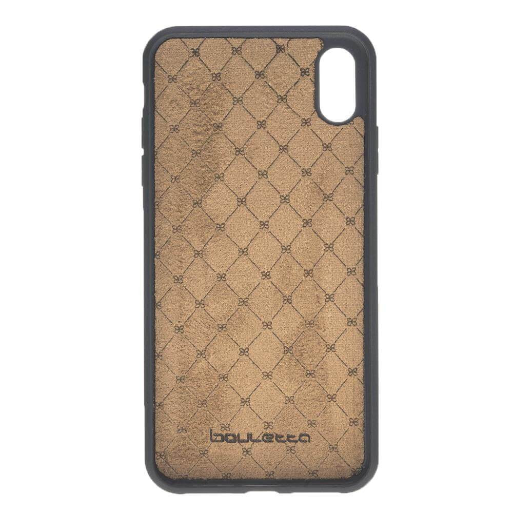 BOULETTA MAGNETISCHE ABNEHMBARE HANDYHÜLLE AUS LEDER MIT RFID-BLOCKER FÜR IPHONE XS MAX -Floater Dark Brown
